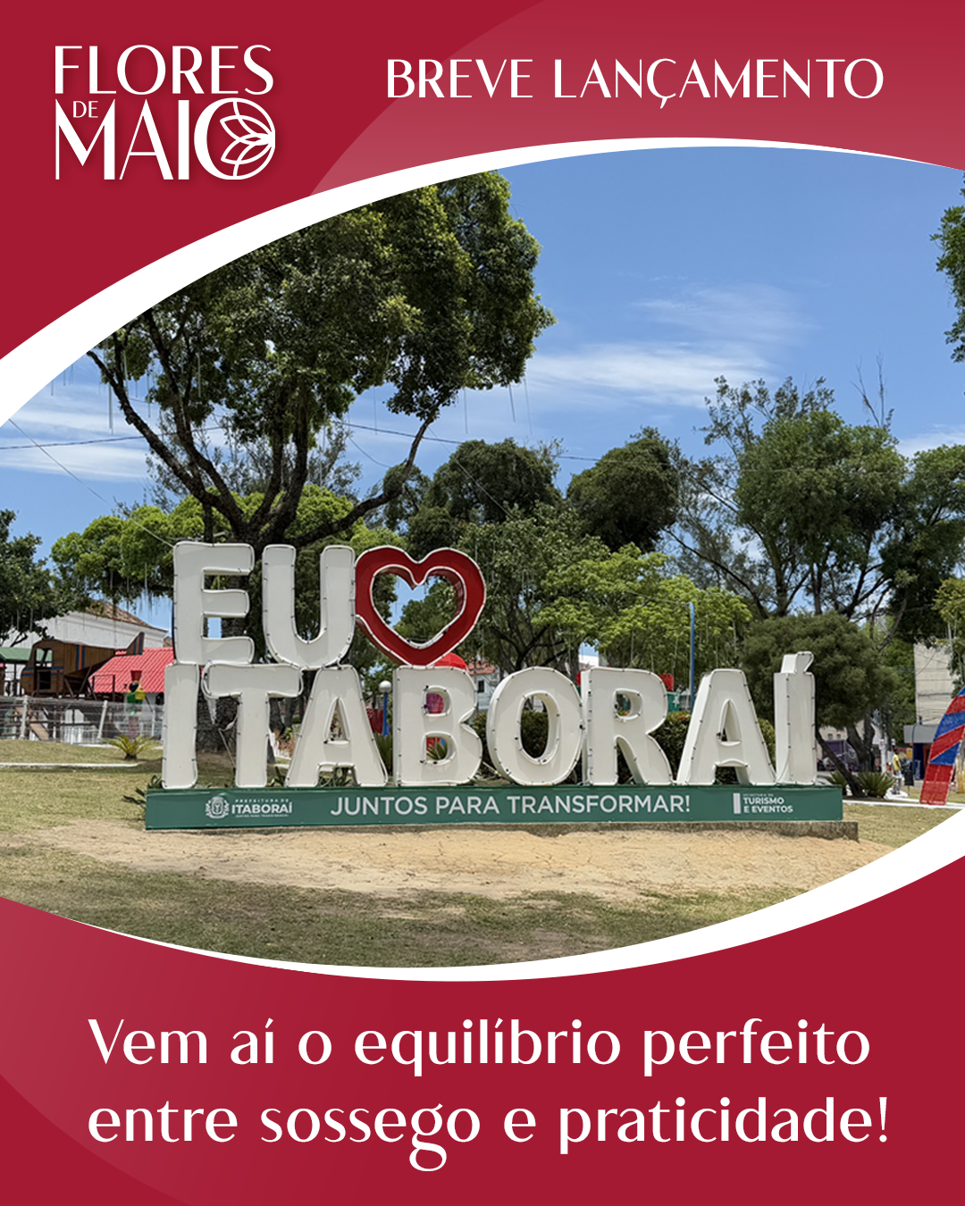 Monumento Eu amo Itaboraí
